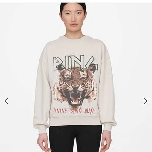 Anine Bing Tiger sweatshirt. US size Large,100% Organic Cotton,Fits true to size